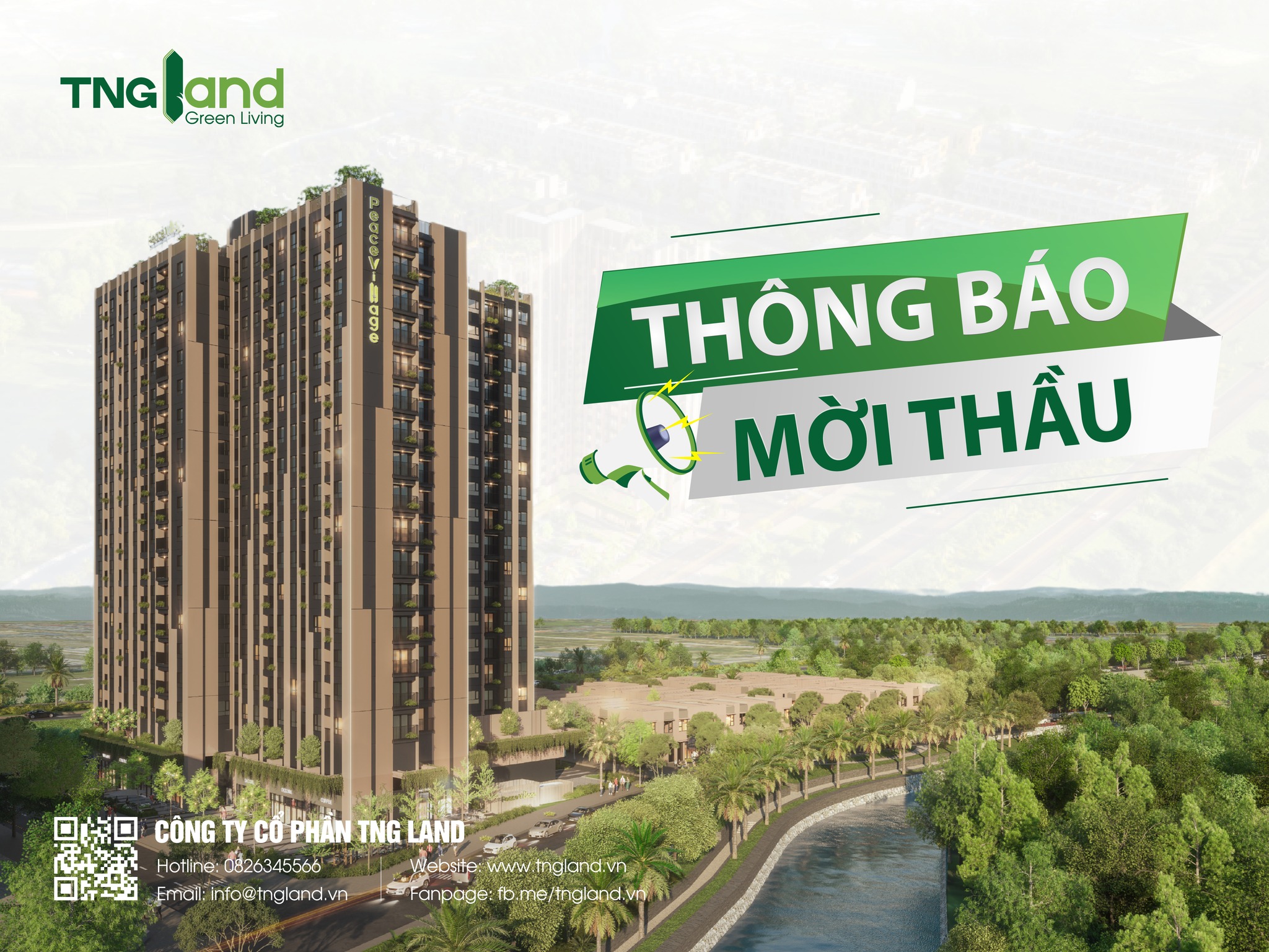 THÔNG BÁO MỜI CHÀO HÀNG CẠNH TRANH GÓI THẦU THI CÔNG HẠ TẦNG KĨ THUẬT NGOÀI NHÀ – NHÀ Ở XÃ HỘI DỰ ÁN KHU DÂN CƯ ĐẠI THẮNG