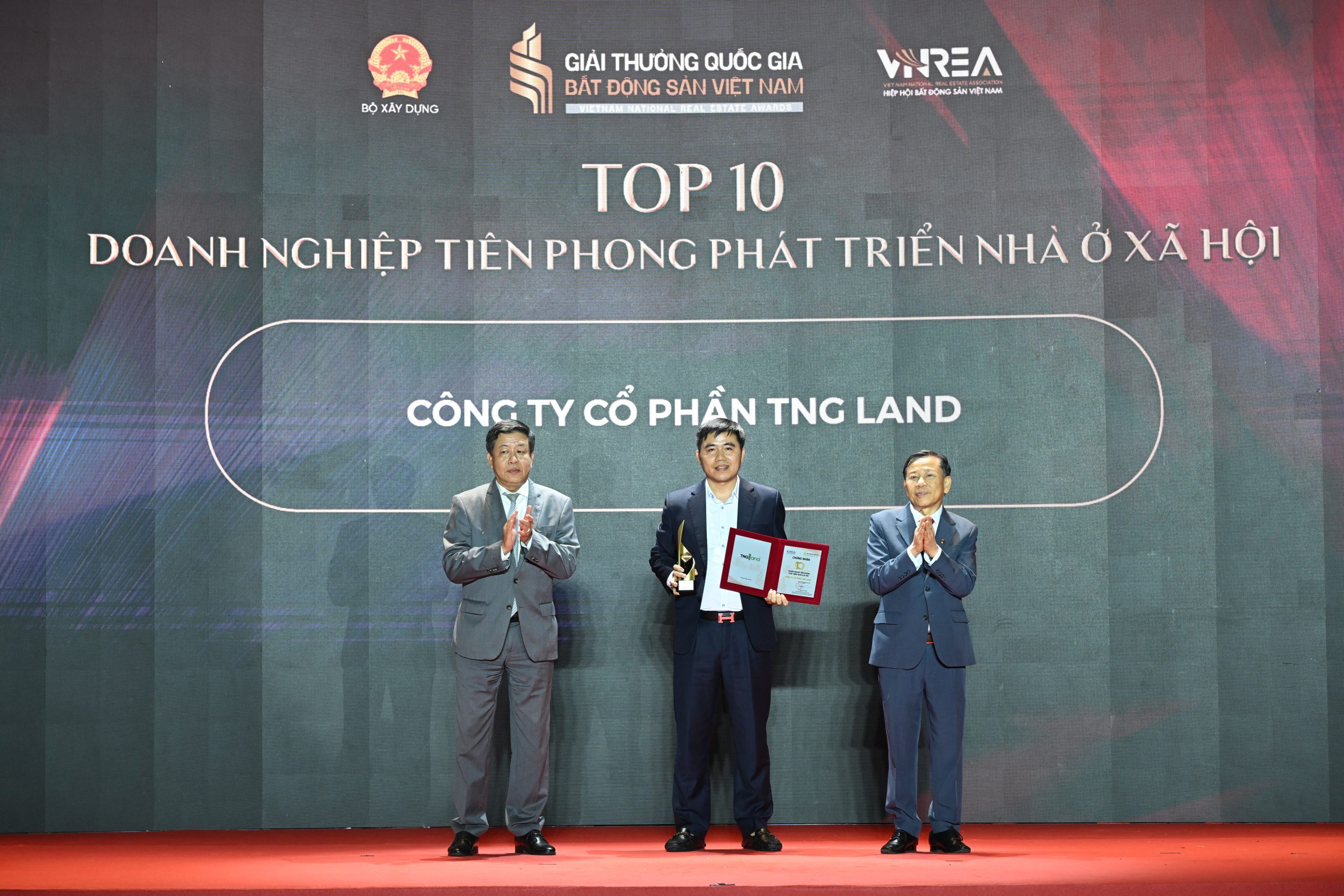 TNG Land được vinh danh Top 10 Doanh nghiệp tiên phong phát triển nhà ở xã hội