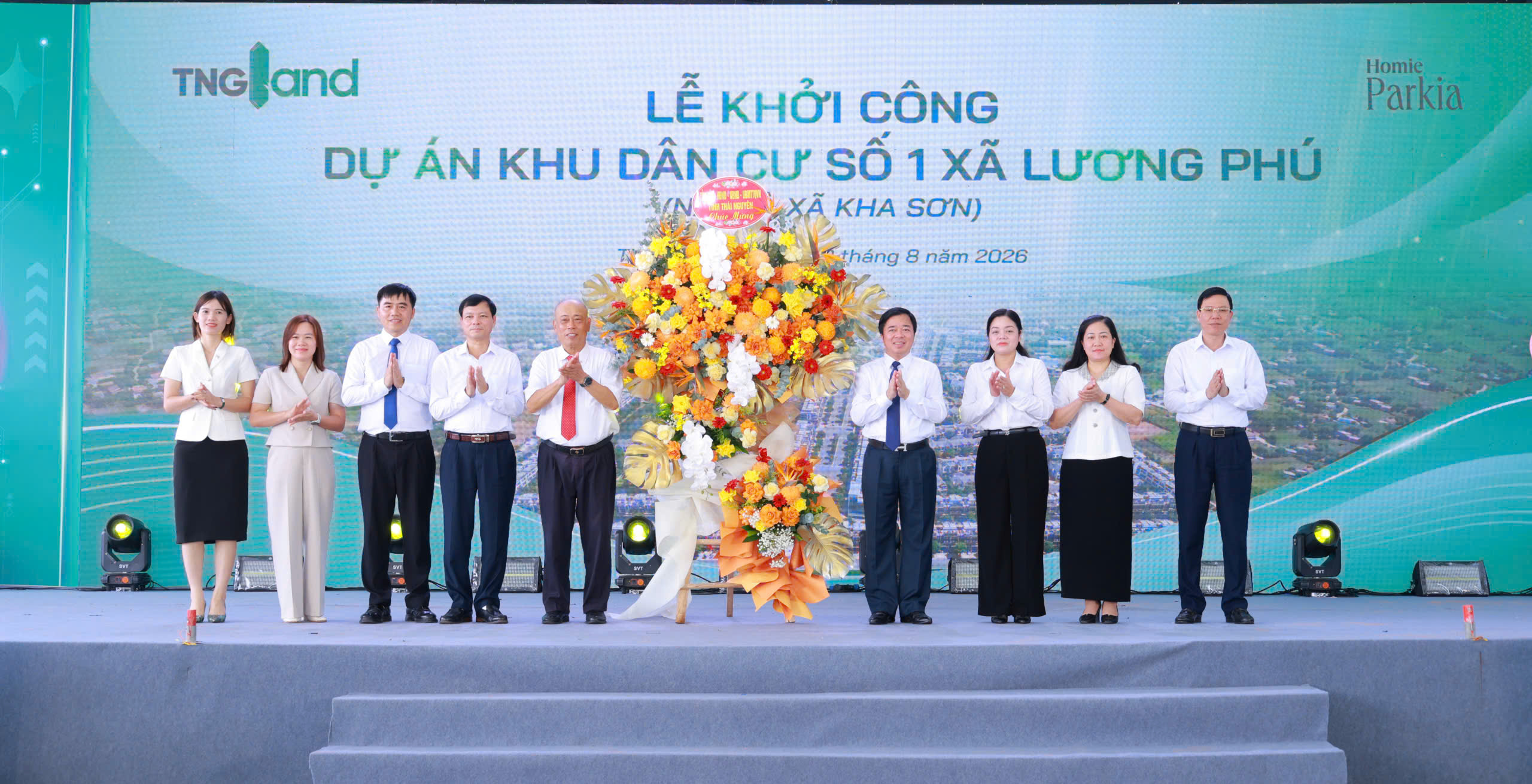 TNG Land khởi công Homie Parkia – Dự án khu dân cư 437 tỷ đồng tại xã Kha Sơn