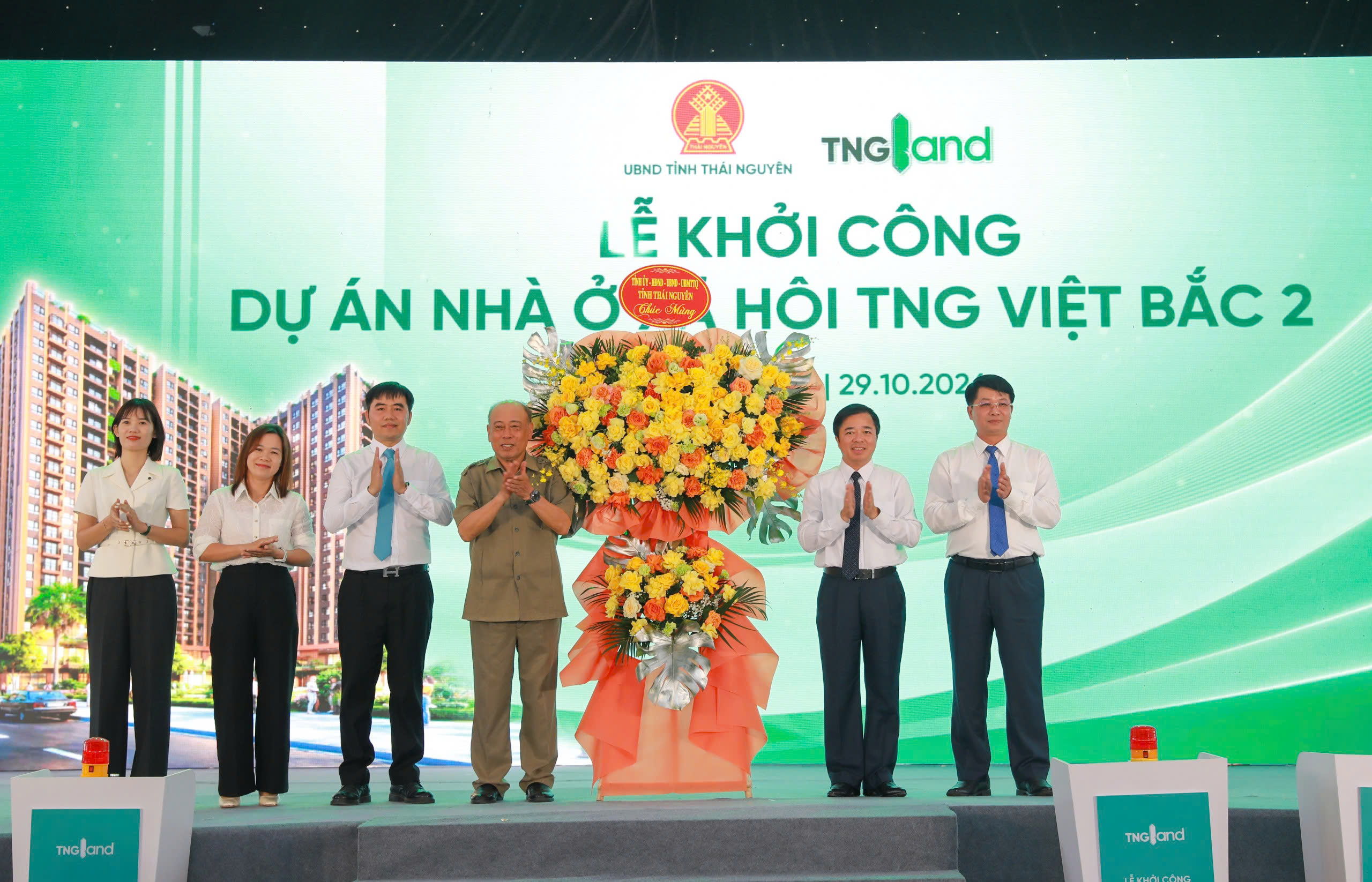 TNG Land khởi công Dự án nhà ở xã hội TNG Việt Bắc 2
